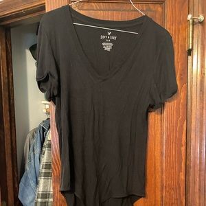 Black Short Sleeve body Suit